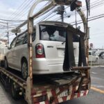 エンジンが吹けない故障車