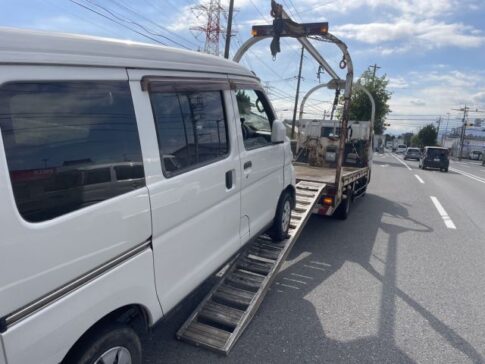 伊勢原市のレッカー車での廃車引き取り