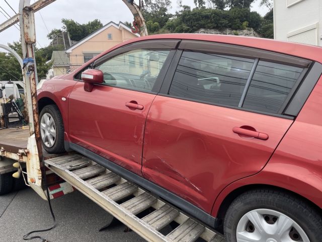 小田原市のレッカー車での廃車引き取り